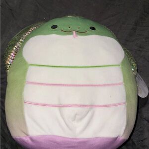 Squishmallows 18" King Cobra Snake Khaled Holographic Iridescent Scales No Tag